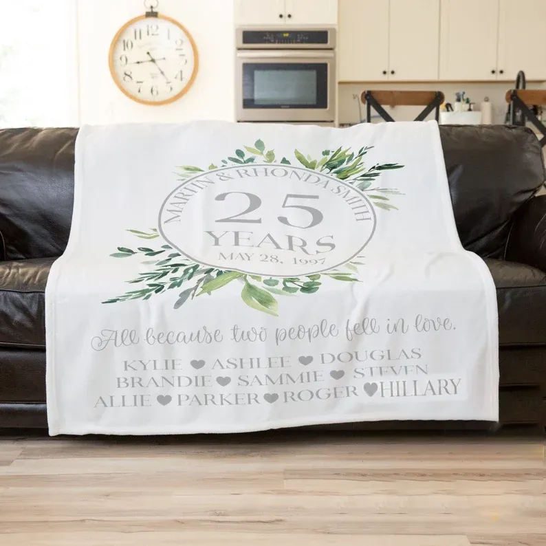 25th Anniversary, 25th Wedding Anniversary Gift For Couple, Gifts For Parents Anniversary, 25th Anniversary Party