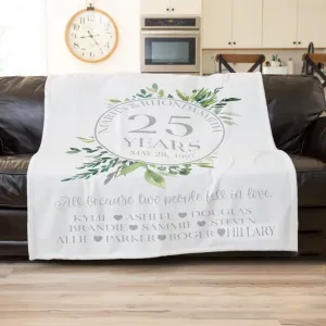 25th Anniversary, 25th Wedding Anniversary Gift For Couple, Gifts For Parents Anniversary, 25th Anniversary Party