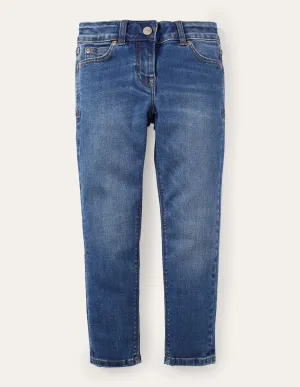 Adventure-flex Slim Fit Jeans-Mid Vintage Denim