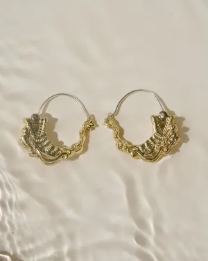 Auspicious Hoop Earrings