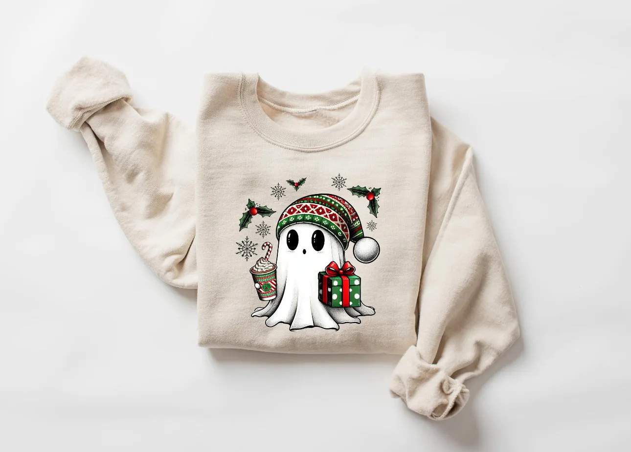 Cute Ghost with Gift