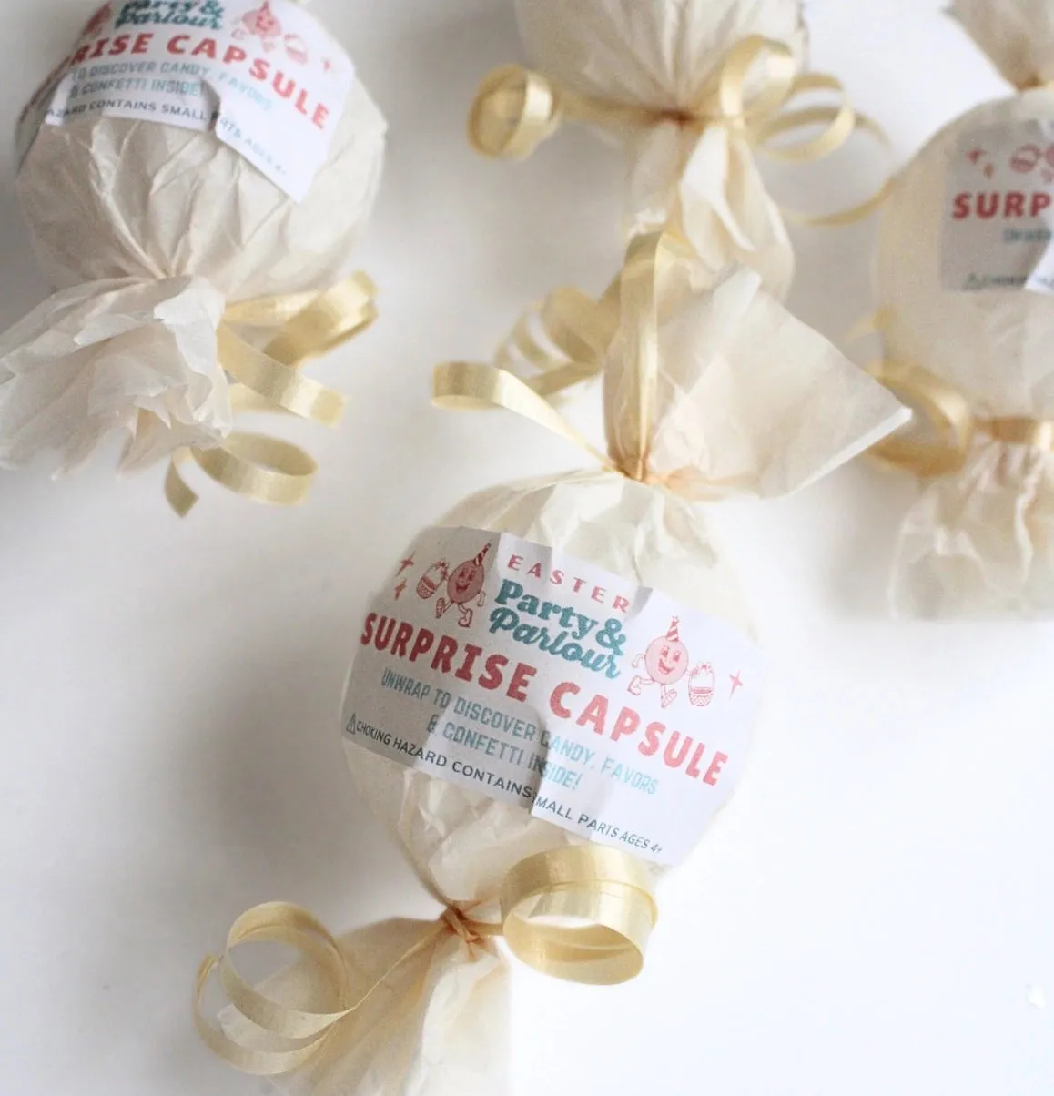 Easter Surprise Capsules Party Favors