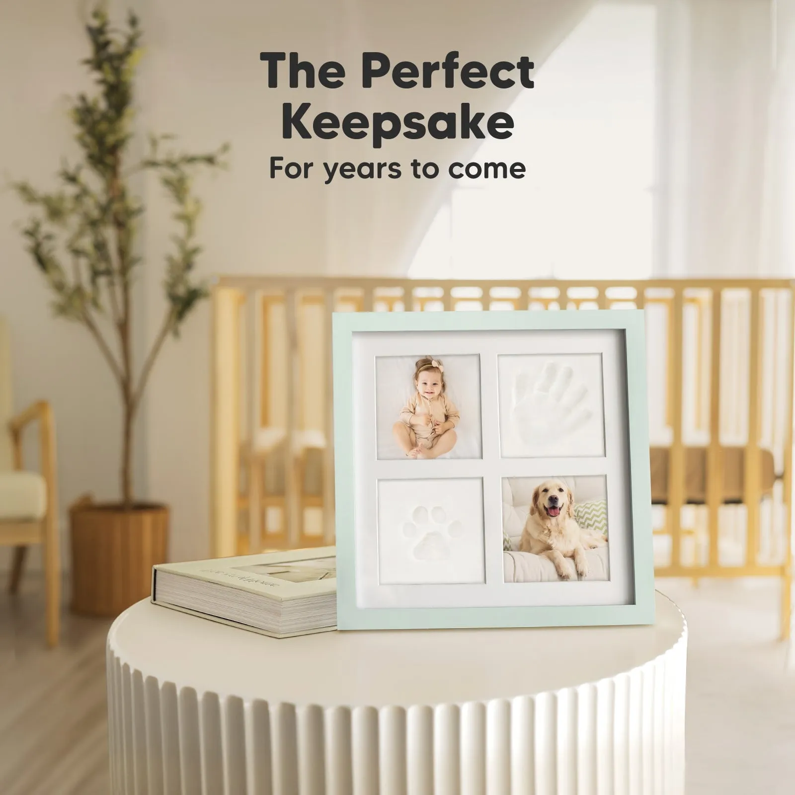 Ever Baby Hand & Footprint Keepsake Frame (Sage)