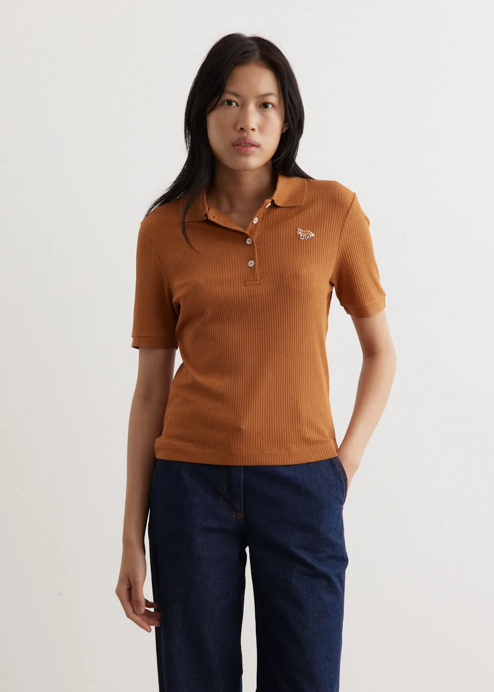 Fine Ribbed Polo