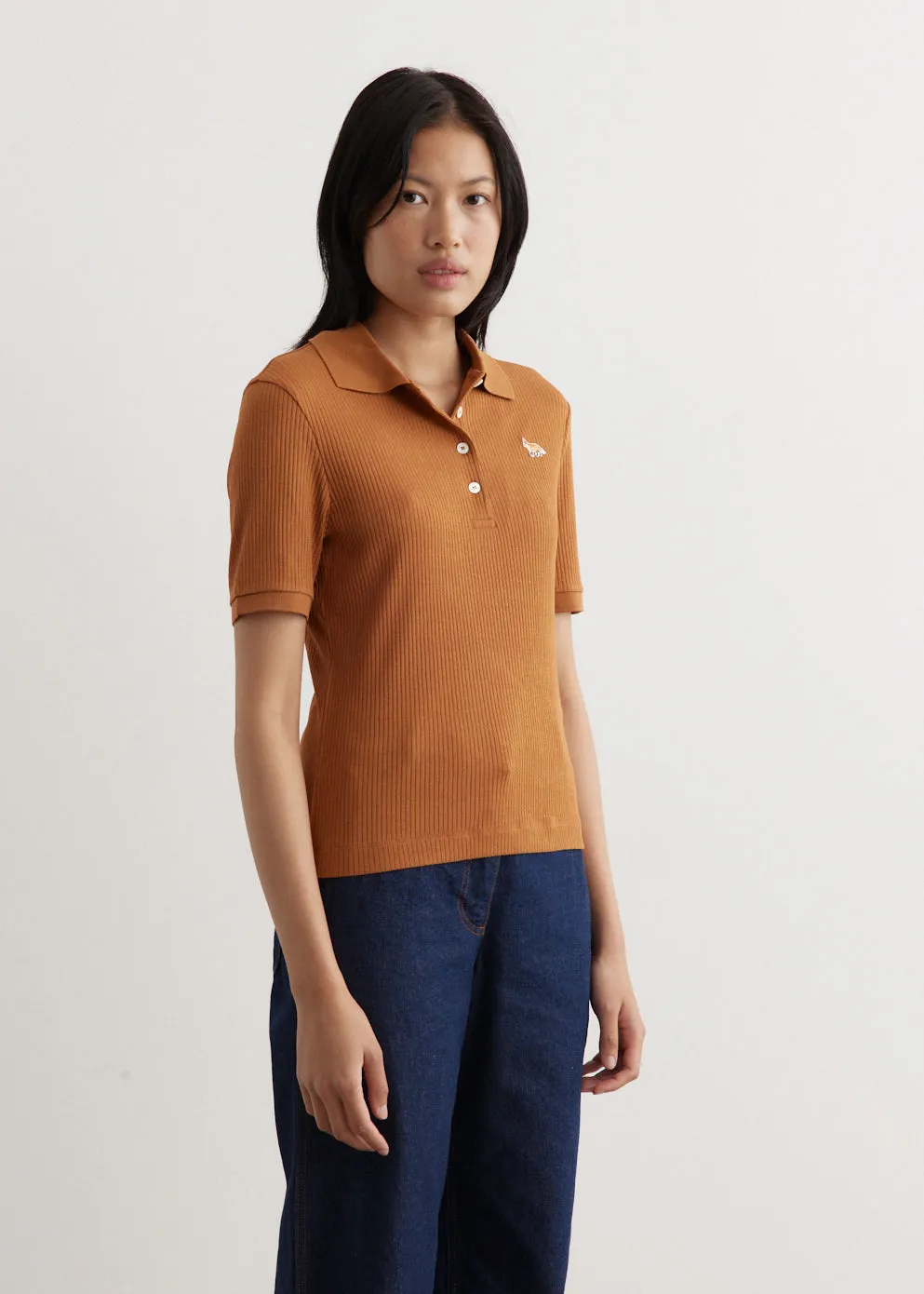 Fine Ribbed Polo