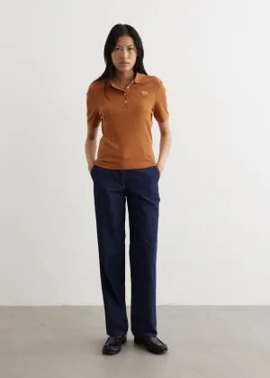 Fine Ribbed Polo