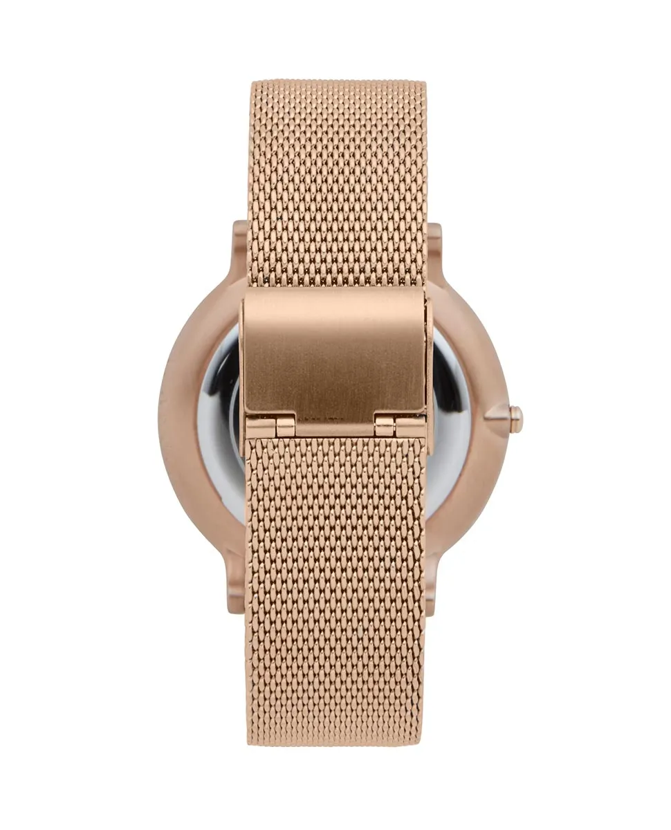 Flow Rose Gold Stainless Steel Strap Watch