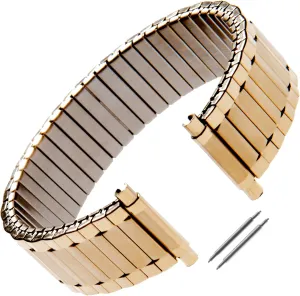 Gilden Unisex Expansion 17-26mm Custom Length Stainless Steel Watch Band 532