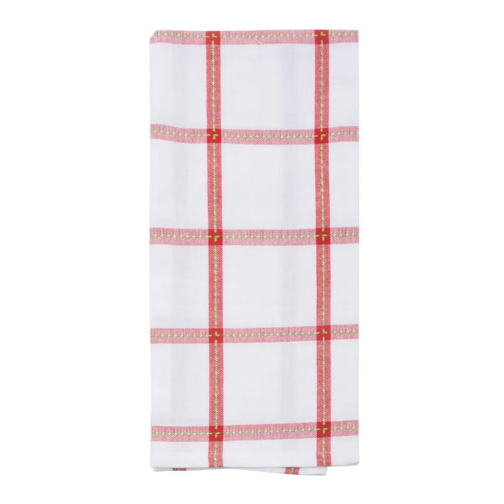 Holiday Block Dishtowel