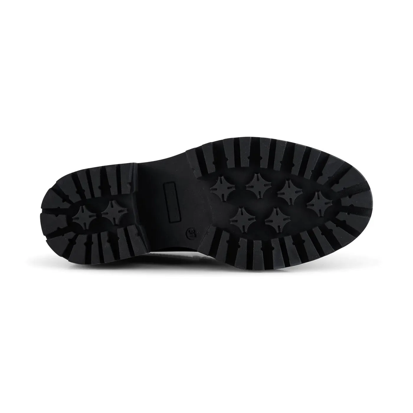 Iona Leather Loafer (Black Polido High Shine)