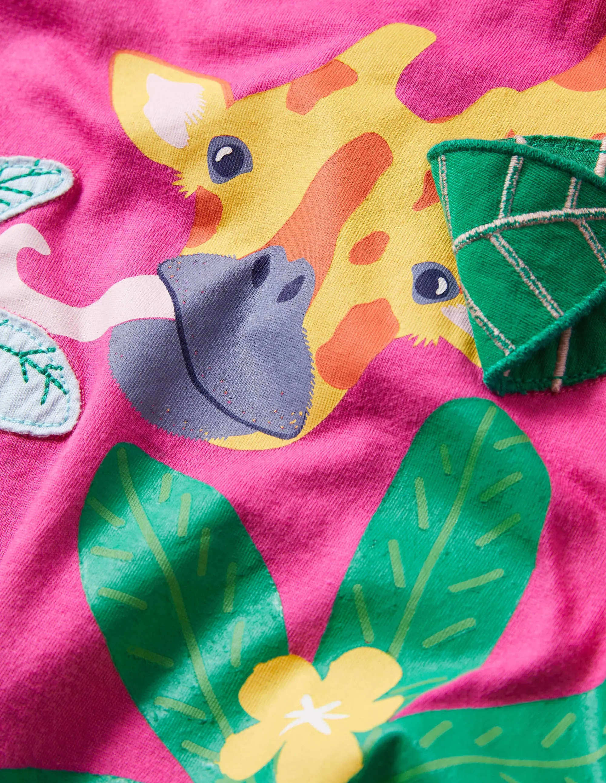 Lift-the-Flap Dress-Tickled Pink Jungle Animals