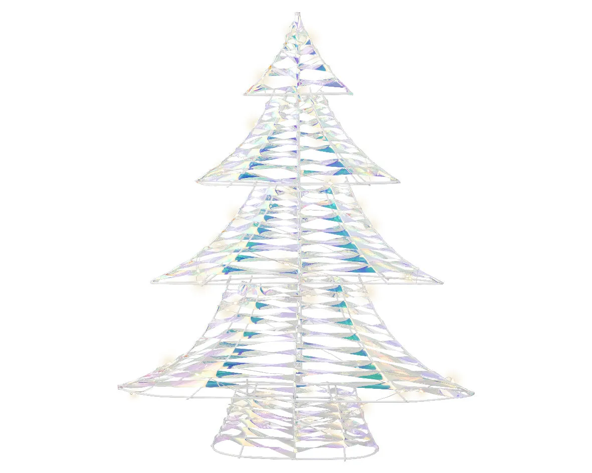 Lumineo 60cm Warm White Micro LED Battery Operated  Christmas Tree