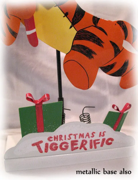 NEW CHRISTMAS Holiday DISNEY TIGGER TIN METAL Animal Cartoon Characters Collectible Collectibles Home Decorations