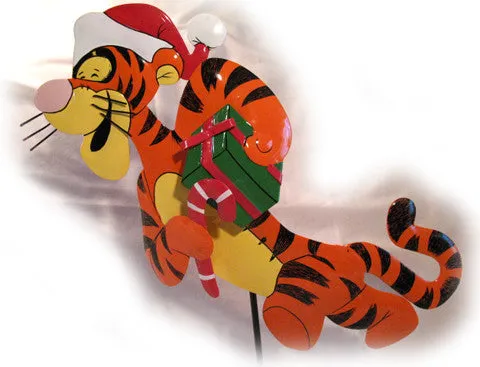 NEW CHRISTMAS Holiday DISNEY TIGGER TIN METAL Animal Cartoon Characters Collectible Collectibles Home Decorations