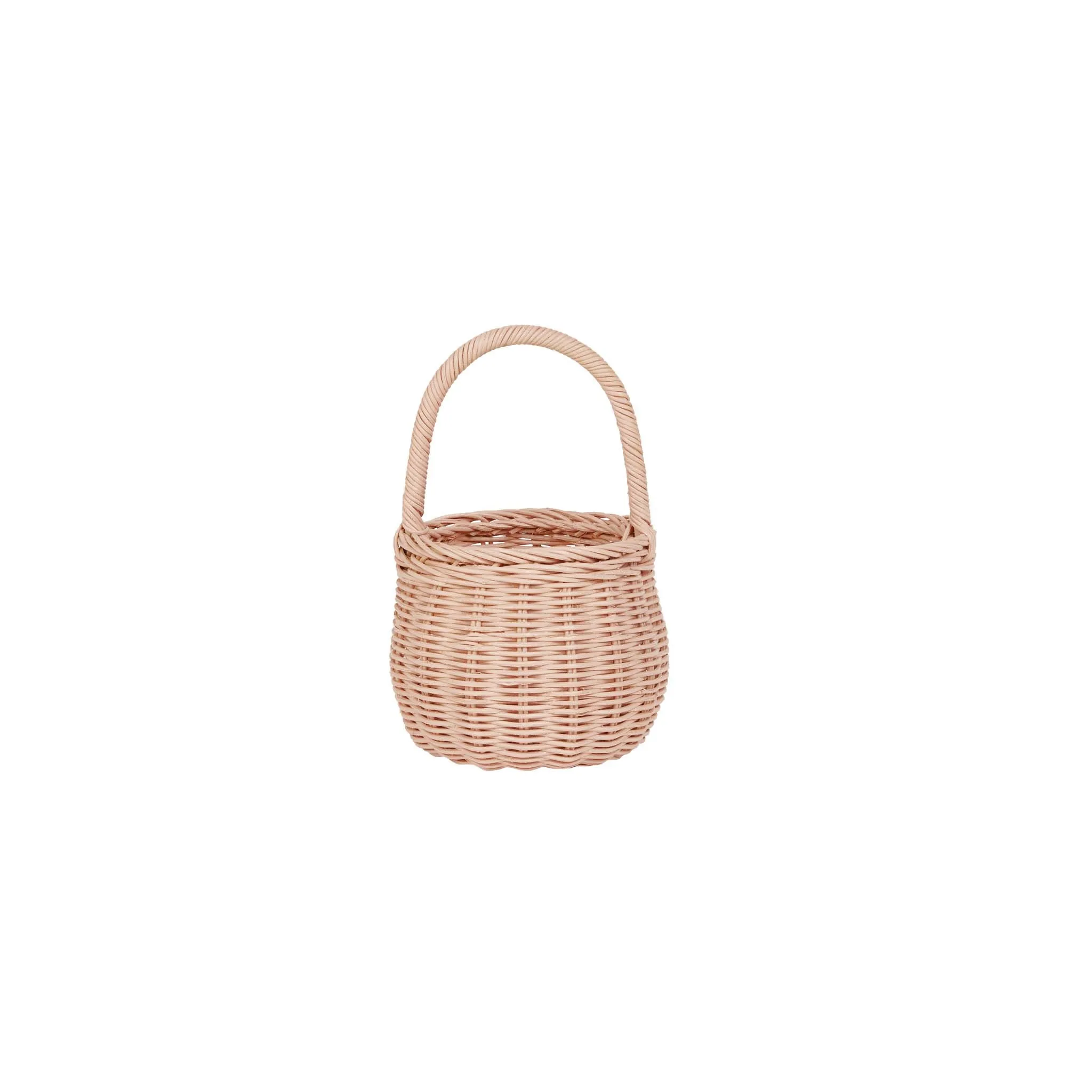Olli Ella Rattan Berry Basket - Rose