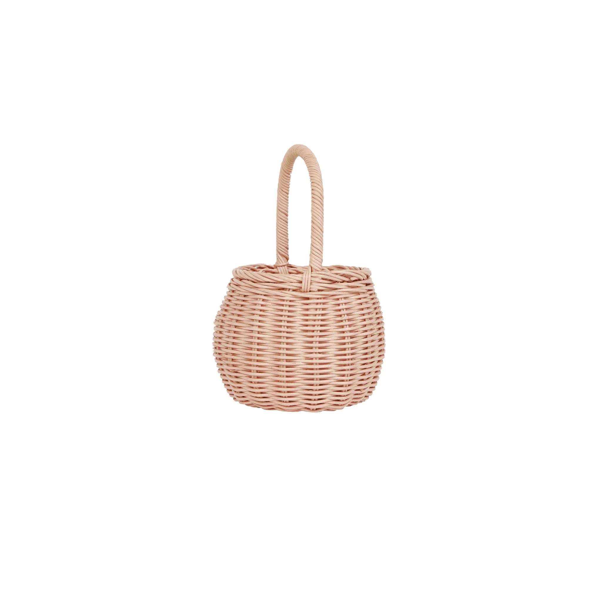 Olli Ella Rattan Berry Basket - Rose