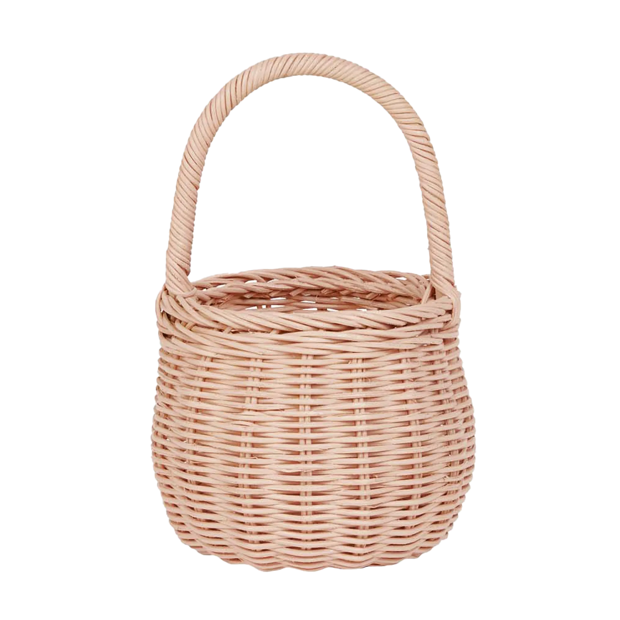 Olli Ella Rattan Berry Basket - Rose