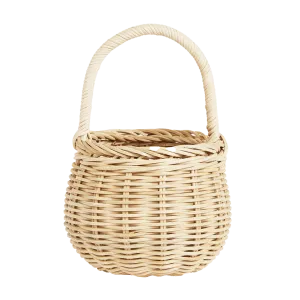 Olli Ella Rattan Berry Basket - Straw