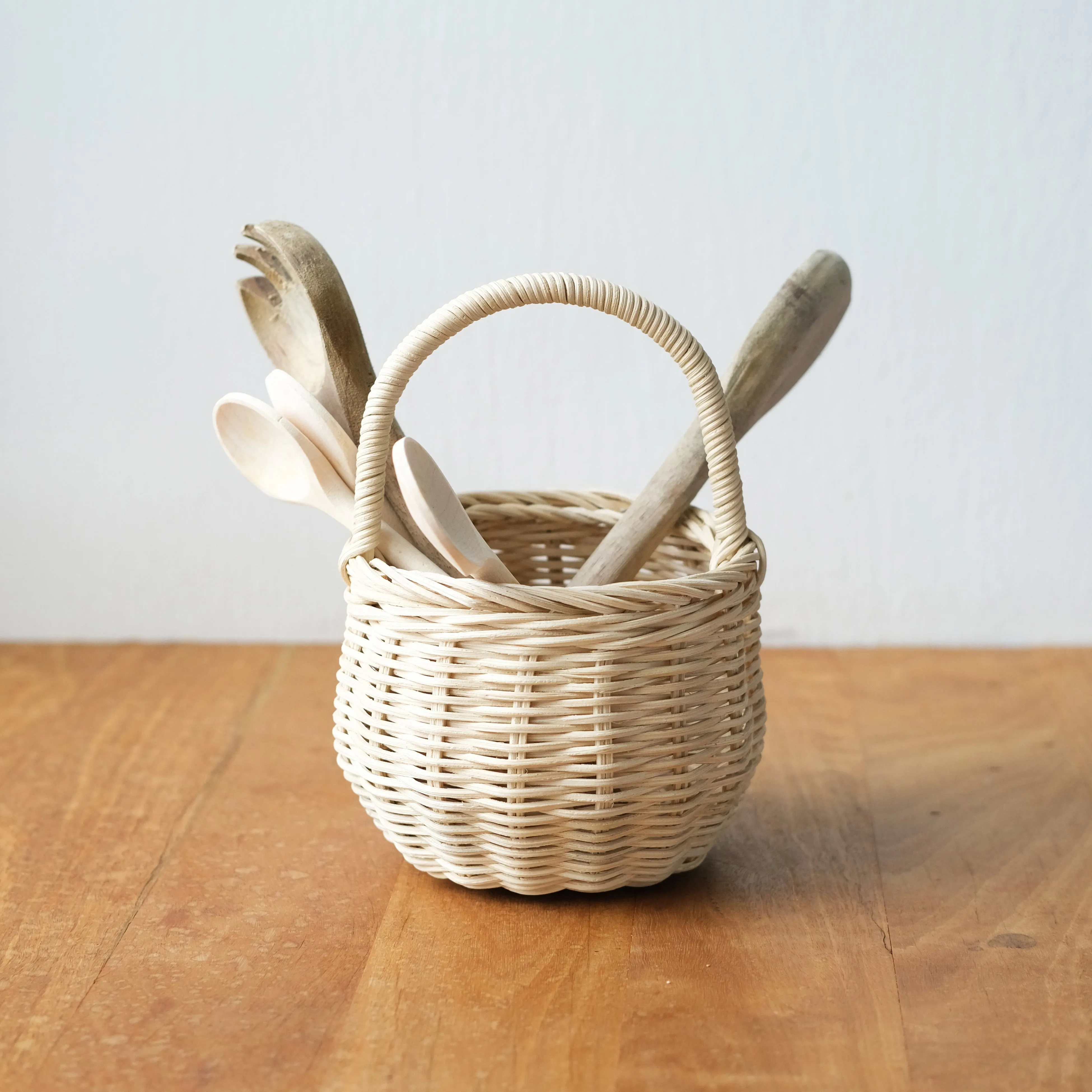 Olli Ella Rattan Big Berry Basket - Straw