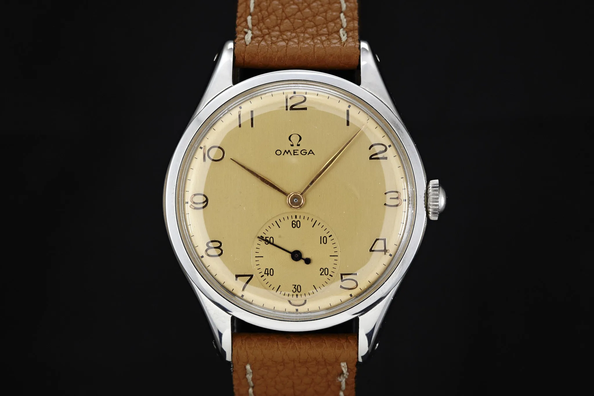 Omega Gentleman's Steel "Jumbo" 1940s
