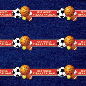 Personalised Wrapping Paper, Set of 50 <br/> Balls