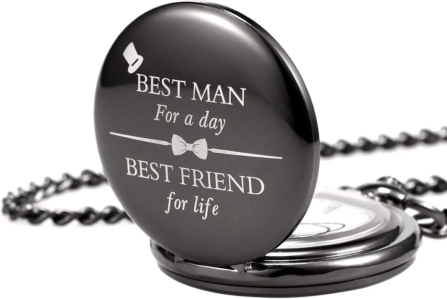 Personalized Pocket Watch for Groomsmen Best Man Custom Engraved Pocket Watches Proposal Gift for Man Wedding Gifts, Groomsman Gifts for Men