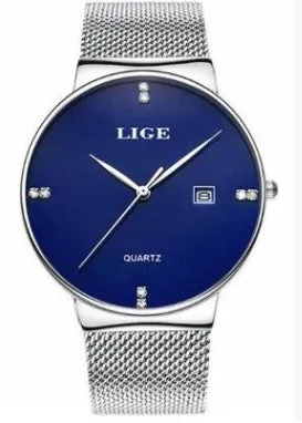 Sports and leisure fashion waterproof quartz mesh belt watch